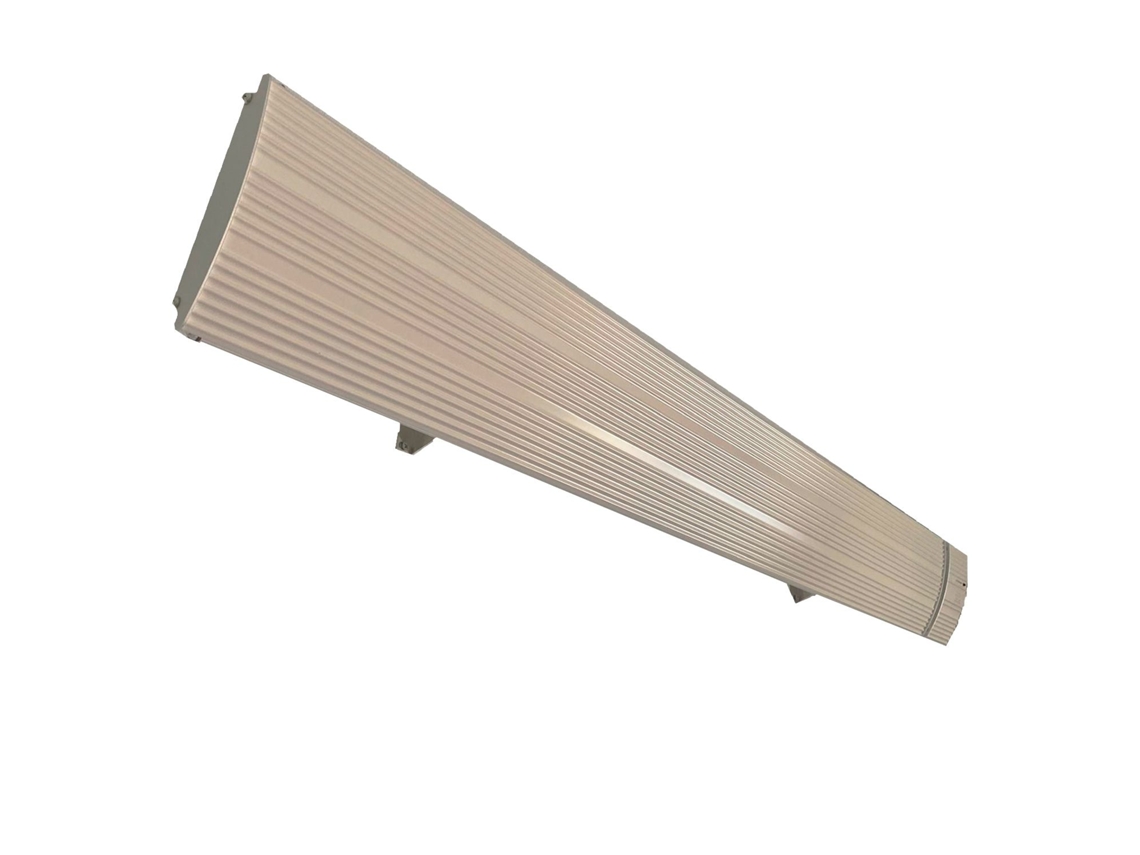 MPC MARBELLA Radiador Infrarrojo de Pared 2400W, Blanco, Sin Emisión de Luz, Aluminio Extrusionado con Mando a Distancia