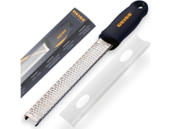 Rallador de Queso Deiss PRO – Rayador de cocina para citricos, parmesano, jengibre, ajo, nuez moscada, chocolate, verduras, frutas