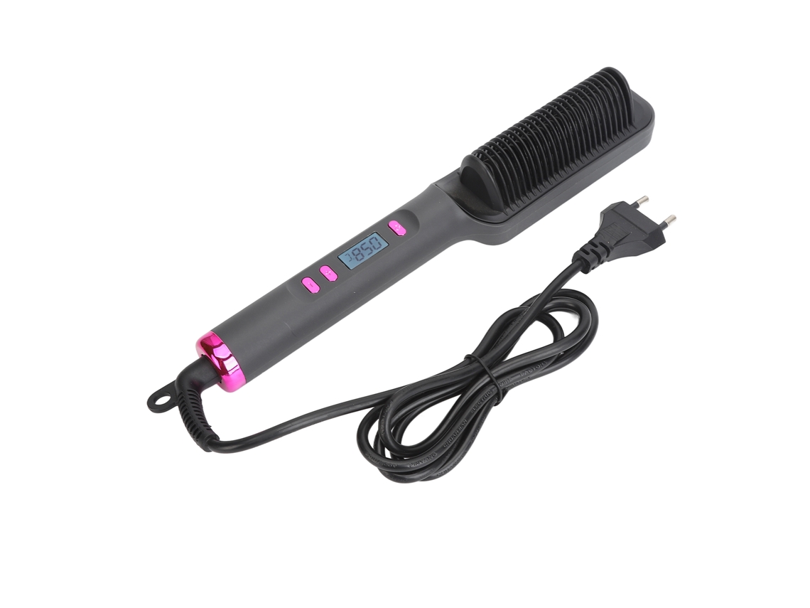 Pincel Plancha De Pelo 3d Modos De Temperatura Calefacción Uniforme Ptc Iones Negativos Apagado Automático