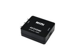 Adaptador Convertidor Mini Rca Av A Hdmi, Convertidor Compuesto Av A Hdmi Para Hdtv 1080p