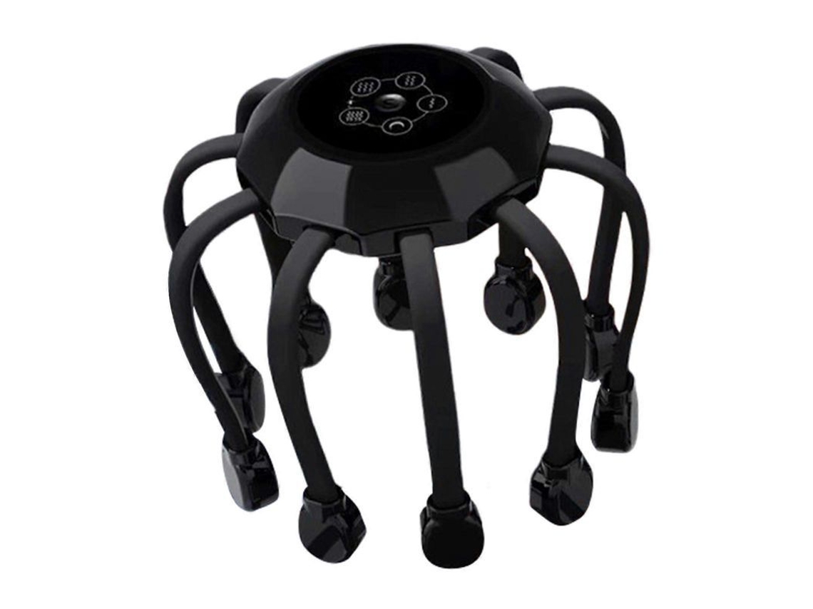 Masajeador De Cabeza Eléctrico Inteligente Con Diseño De Pulpo Para Aliviar El Estrés Y Cuidar El Cabello.