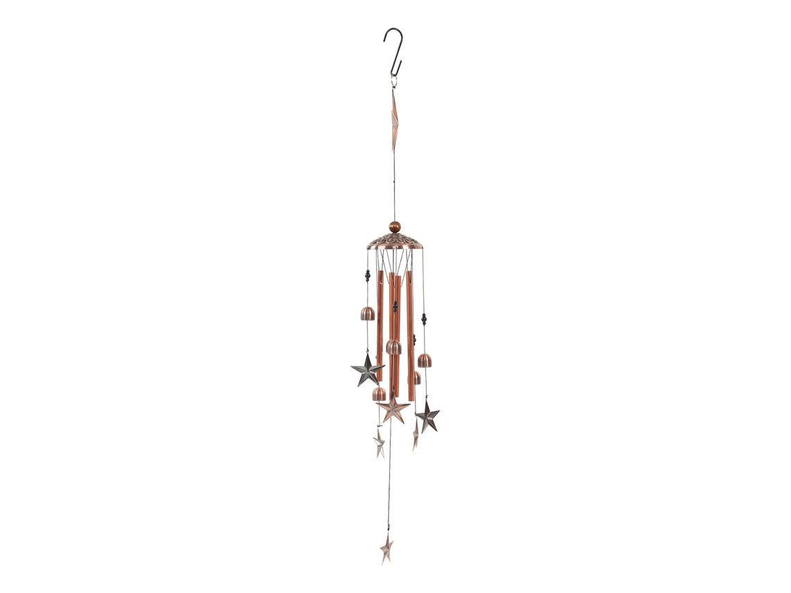 Campanillas De Viento Metálicas Con Forma De Estrella Y Sonido Agradable Para Jardín Y Patio Exterior.