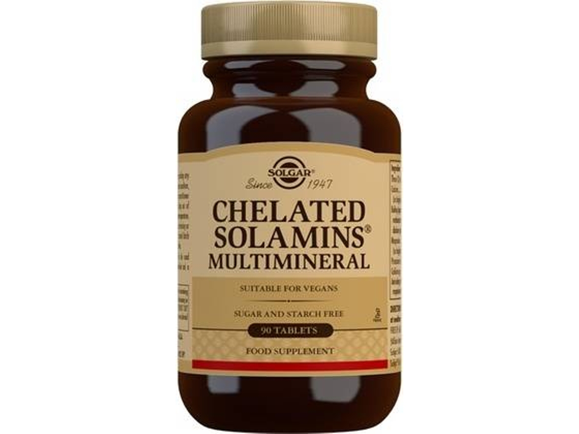 Complemento Alimentar SOLGAR Multimineral Solamins (90 comprimidos)