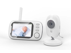 Monitor para bebés con cámara HD, visión nocturna y audio bidireccional / 3,5 pulgadas Czhhmart