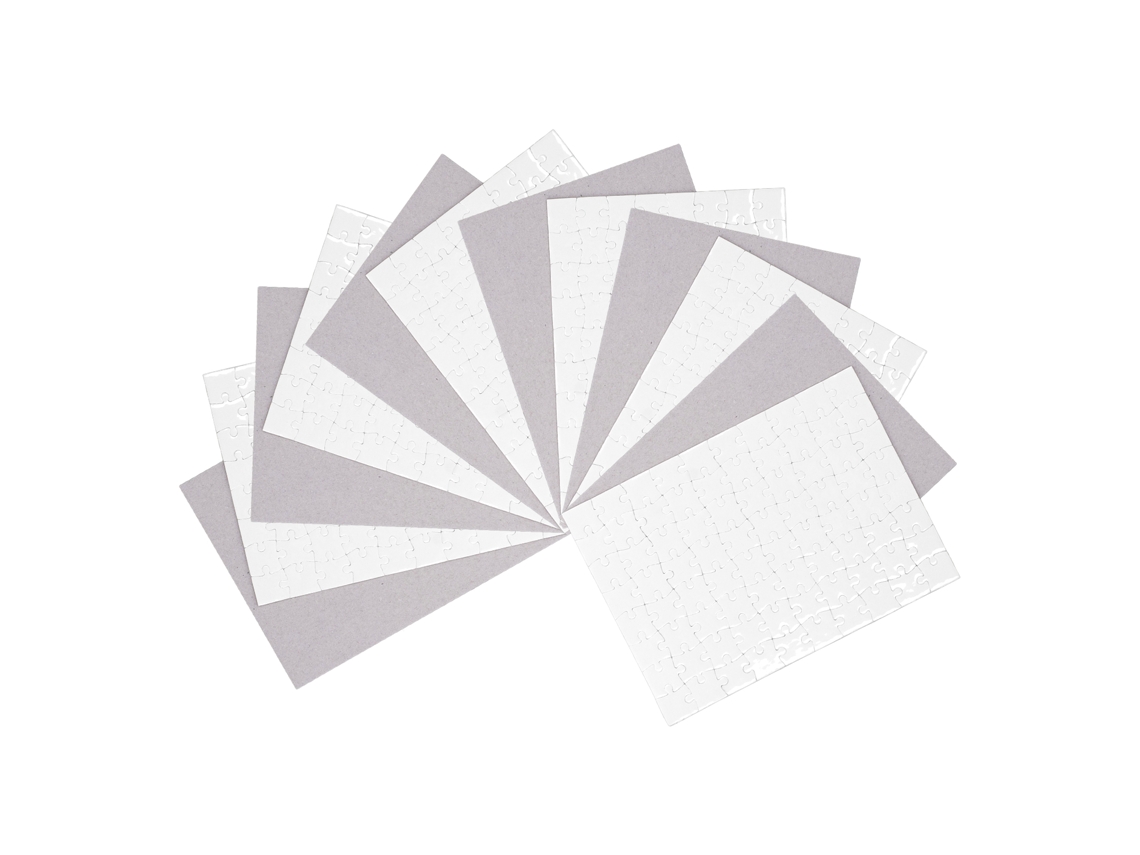 6 Juegos De Rompecabezas En Blanco Para Manualidades De Transferencia Térmica Por Sublimación Diy 7.8x5.7 Pulgadas