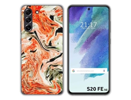 Carcasa Samsung Galaxy S21 FE 5G TUMUNDOSMARTPHONE Dibujos Multicolor