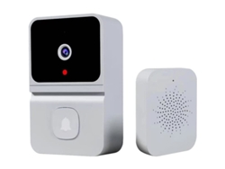 Timbre De Puerta Inteligente Inalámbrico Con Visión Nocturna Full Hd Y Audio Bidireccional Control Remoto Por App Wifi