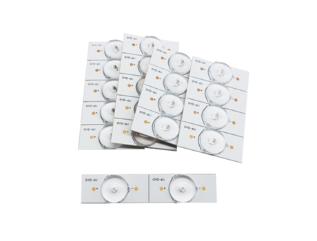 20 piezas cuentas de lámpara SMD de 3V con filtro de lente óptica para reparación de TV LED 32-65, accesorios de piezas de tira de luz Led 7