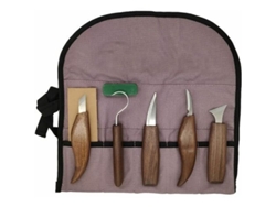 Juego de herramientas para tallar madera de 7 piezas, kit completo para tallar madera con diseño ergonómico, hojas de alta calidad para