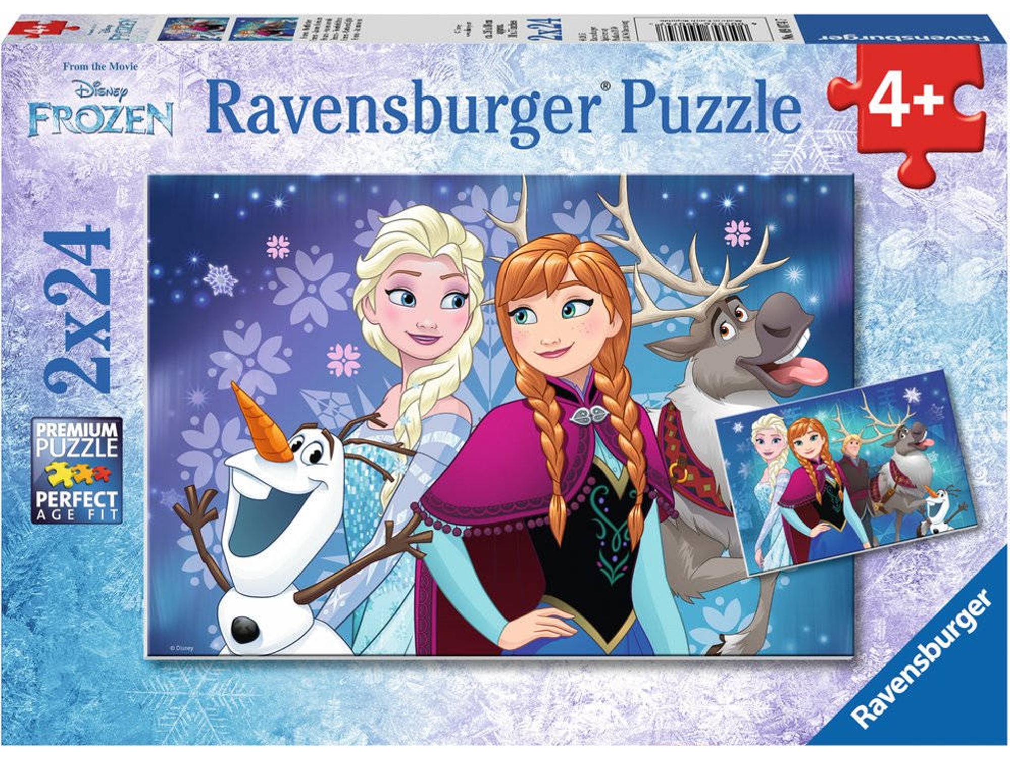 Puzzle RAVENSBURGUER Frozen (24 Piezas)