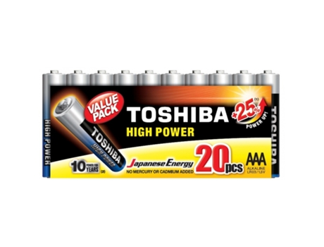 Pilas TOSHIBA Pack 20 R6 Aa