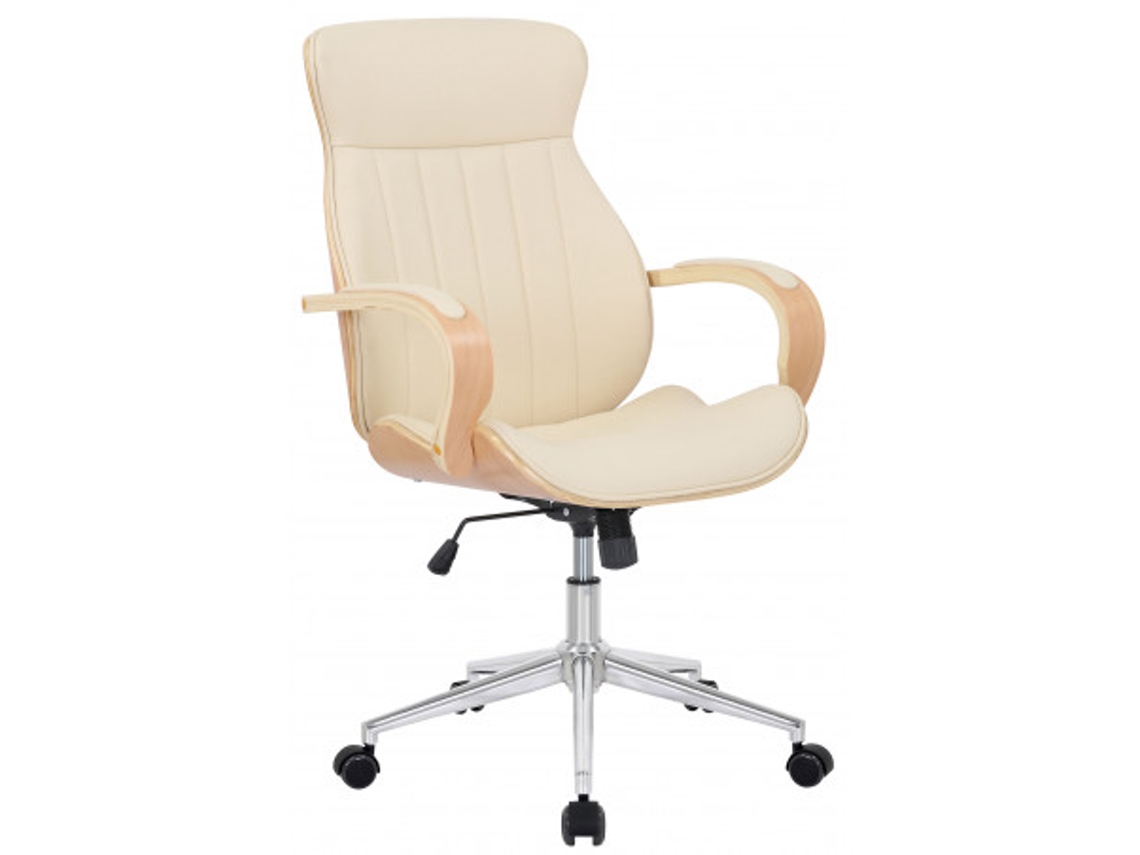 Silla de Escritorio DUDECOR (Acero - Marrón)