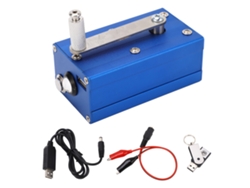 Generador Manual Portátil Con Linterna Cob Y Usb Para Carga De Emergencia Al Aire Libre
