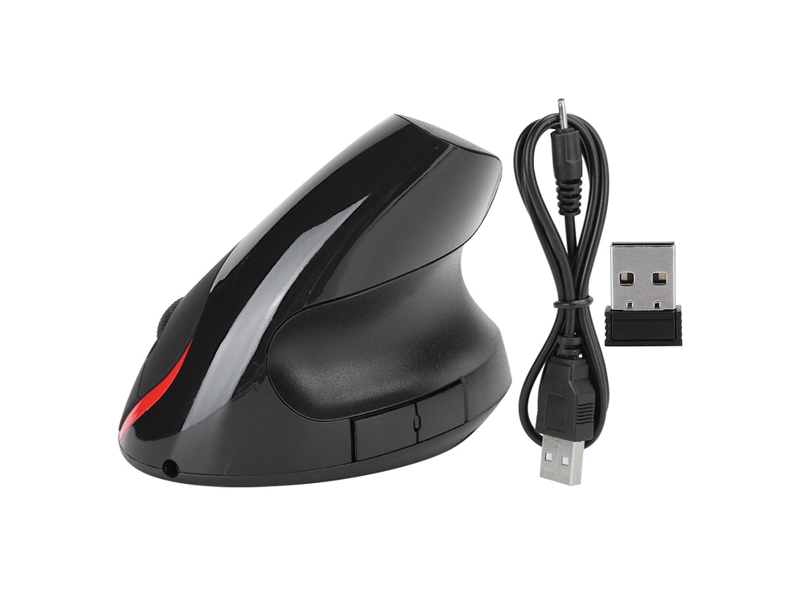 Mouse Vertical Sem Fio Recarregável Para Escritório E Jogos Acessórios De Computador Hh-111
