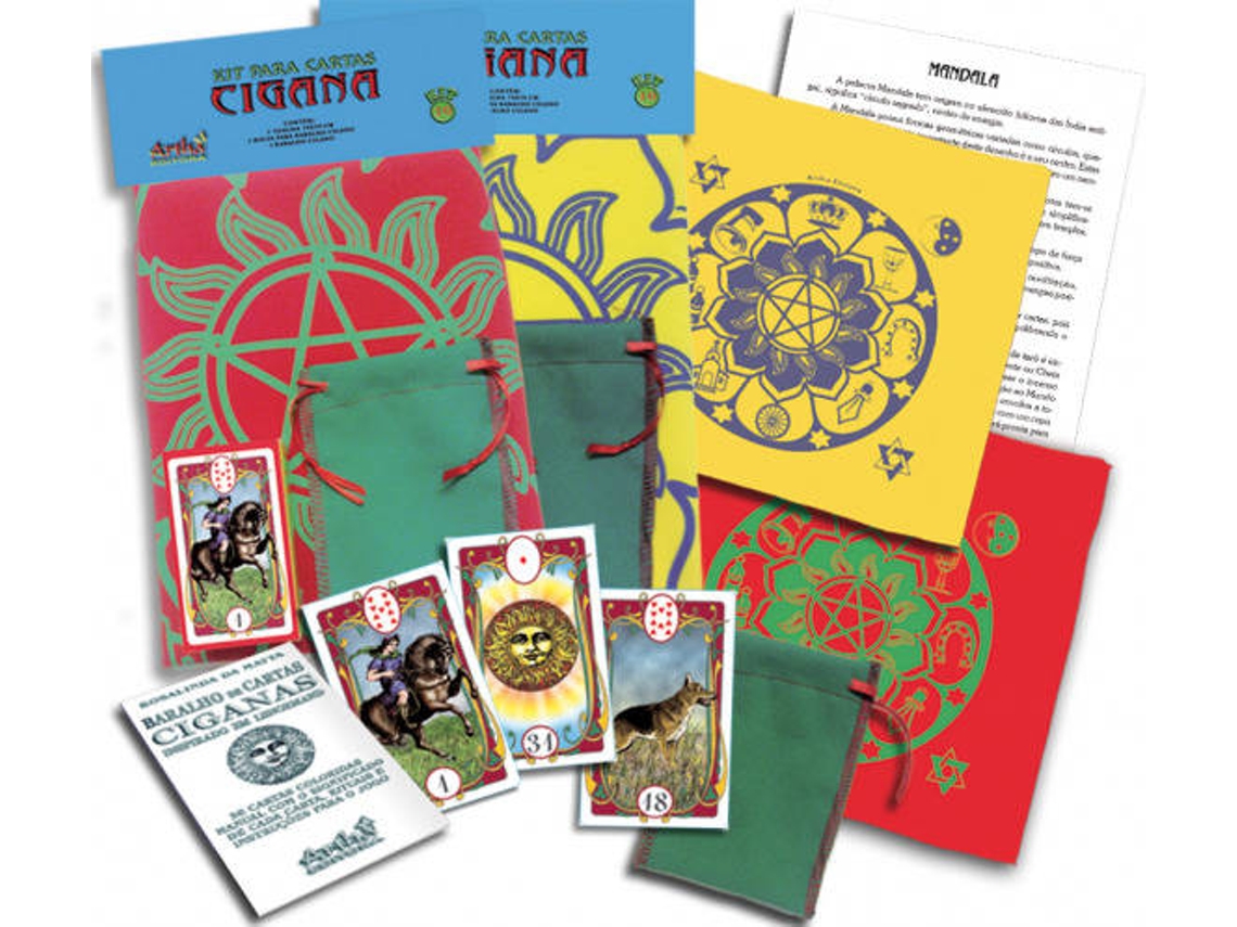 Libro Kit para Cartas Ciganas de Rosalinda da Matta (Portugués)