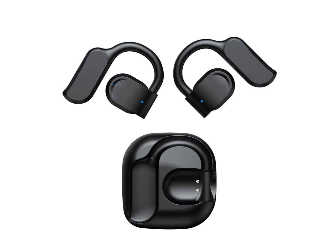 Fones De Ouvido Sem Fio Earhook Bt5.4 Com Microfone Controle Tático Ipx5 Waterproof Estojo De Carregamento