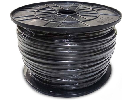 Rollo de Cable EDM Acrilico 3x4mm Negro 0.61Kv Bobina 100m (Bobina GranØ400x200mm)