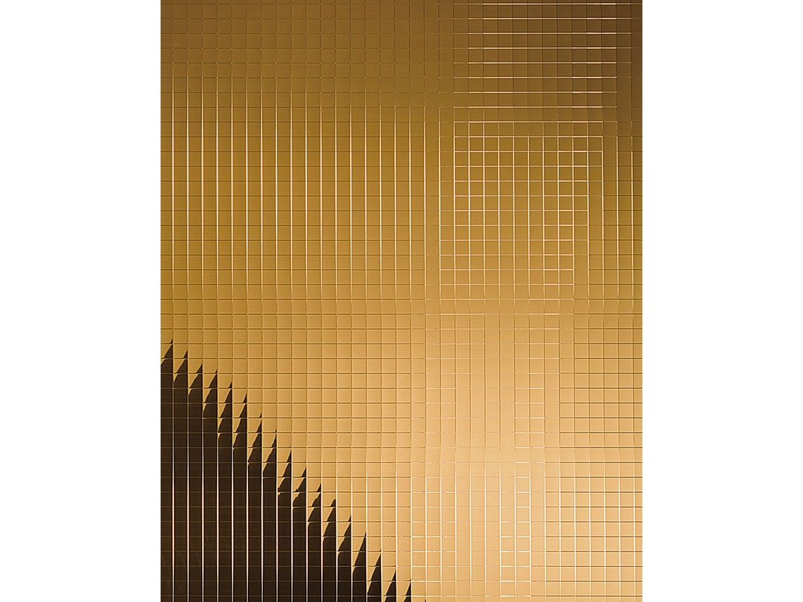 27375-Sa WALLFACE Panel de pared con diseño de mosaico dorado