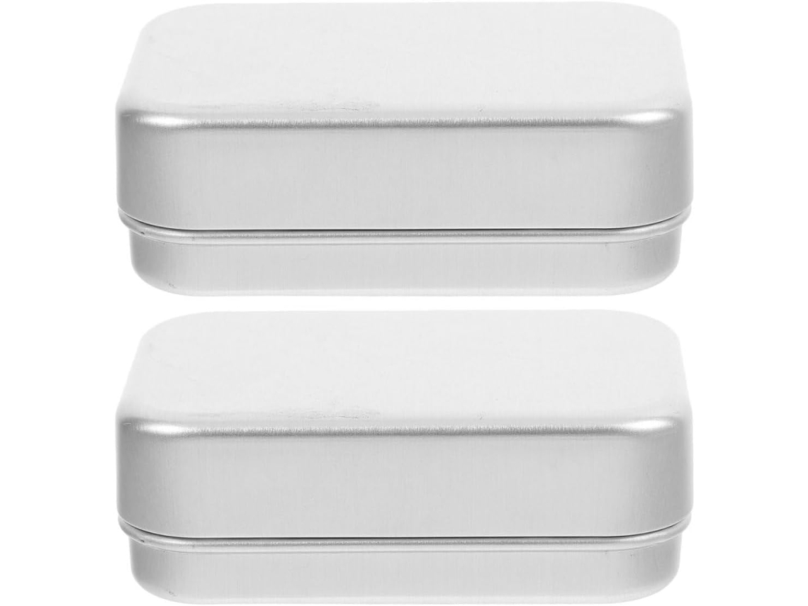 Jaboneras Ligeras Y Resistentes, Juego De 2 Con Tapas De Aluminio, Capacidad De 180 Ml.