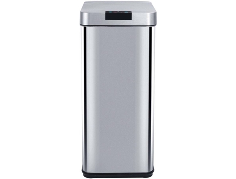 Cubo de Basura KITCHEN MOVE (Gris - Acero Inoxidable - 50 L)