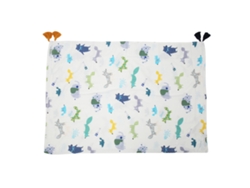 Toalla De Baño Para Bebé, Manta Para Envolver, Suave Fibra De Bambú, Animal Feliz, Unisex