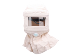 Cubierta Para Chorro De Arena: Lona Resistente Con Ventilación Y Visibilidad Clara Para Pintar Y Pulir.
