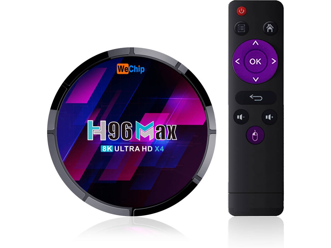 Box Smart TV WECHIP H96 Max X4 (Android - 8K Ultra HD - 2 GB RAM)