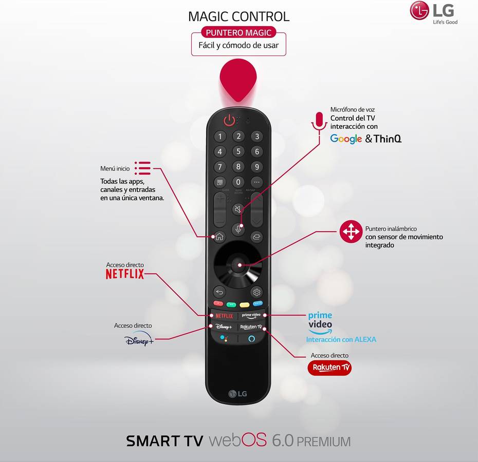TV LG 55UP77006LB (LED - 55'' - 140 cm - 4K Ultra HD - Smart TV)