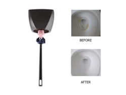 Cepillo Para Inodoro Macron Con Cerdas Suaves Para Una Limpieza Profunda Del Baño Moderno.