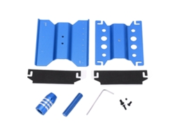 Soporte De Reparación Para Coches Rc Con Rotación De 360°, De Aluminio, Escalas 1/18 Y 1/24, Para Scx24 (azul).
