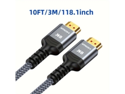 Cable trenzado de alta velocidad Tadvyyvayotoy 8k/4k de 48 Gbps