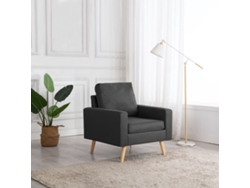 Lovely Home Sillón en Tejido Gris-Oscuro