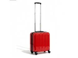 Maleta De Mano Comercial Piloto Médico Maletin With 4 Wheels 360 And With 3 Compartments (red)