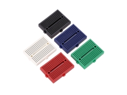 Kit De 5 Mini Protoboards Sin Soldadura De 170 Puntos Abs Con Cinta Autoadhesiva