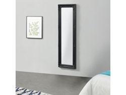 Espejo de Pared [EN.CASA] (Eucalipto - 132 x 42 x 3,5 cm - Negro)