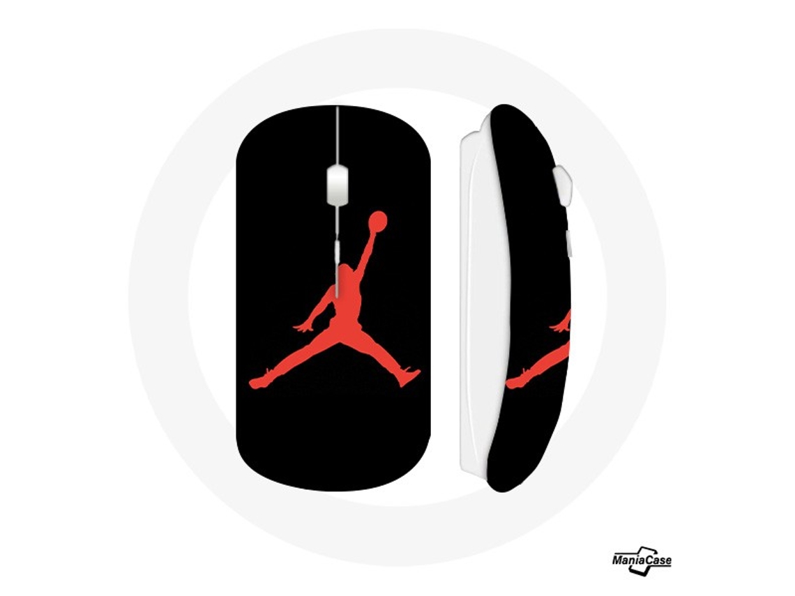 Ratón inalámbrico Michael Jordan Logo Vermelho MANIACASE