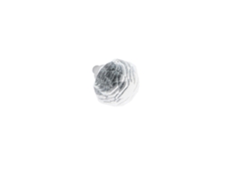 Pomo Para Muebles De Zamac Y Cristal Diámetro 33mm Cromo Pulido