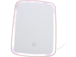 Espejo De Maquillaje Led Plegable Con Intensidad De Luz Ajustable Para Mujeres, Tocador Con Pantalla Táctil.