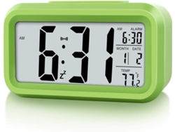 XYVONA Despertador Inteligente Com Pouca Luz Noturna, Cronômetro Digital Portátil Com Temperatura Interna E Formato De 12/24 Horas, Fácil De Usar Para Quem T