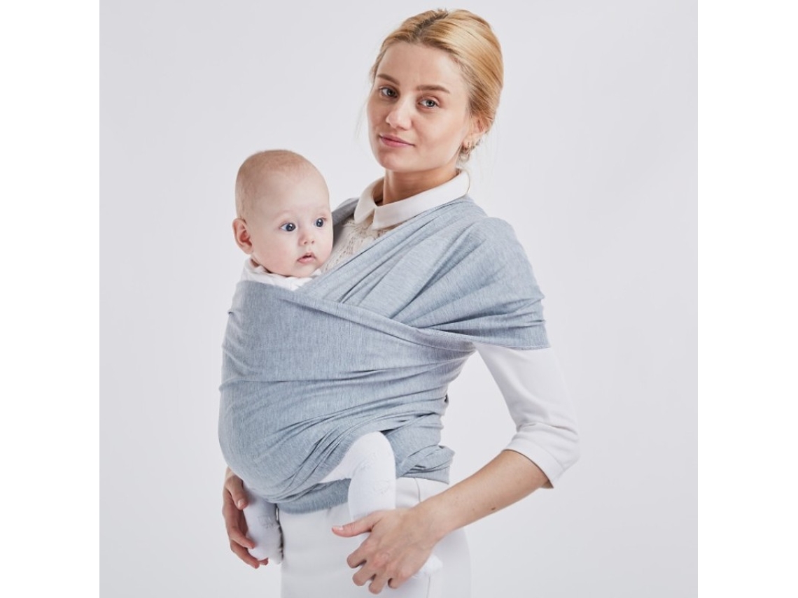 Portabebés AIAIDIDIY ergonómico para bebés de hasta 16 kg (gris)