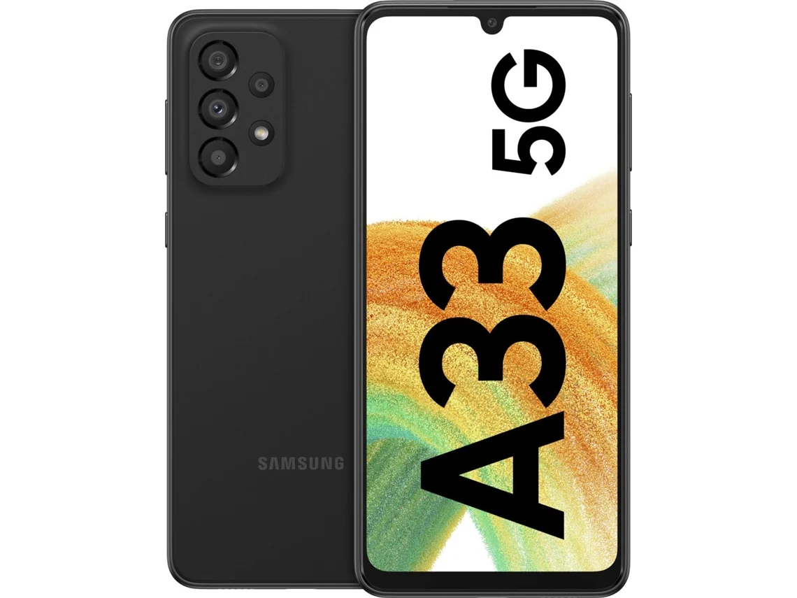 Smartphone SAMSUNG Galaxy A33 5G (Reacondicionado Marcas Mínimas - 128 GB - Negro)
