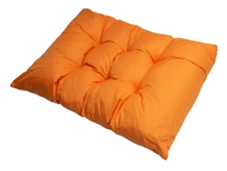 Cojín palet 120x50cm cojín del asiento europalets cojín de suelo infantil Cojín palet exterior naranja SETGARDEN