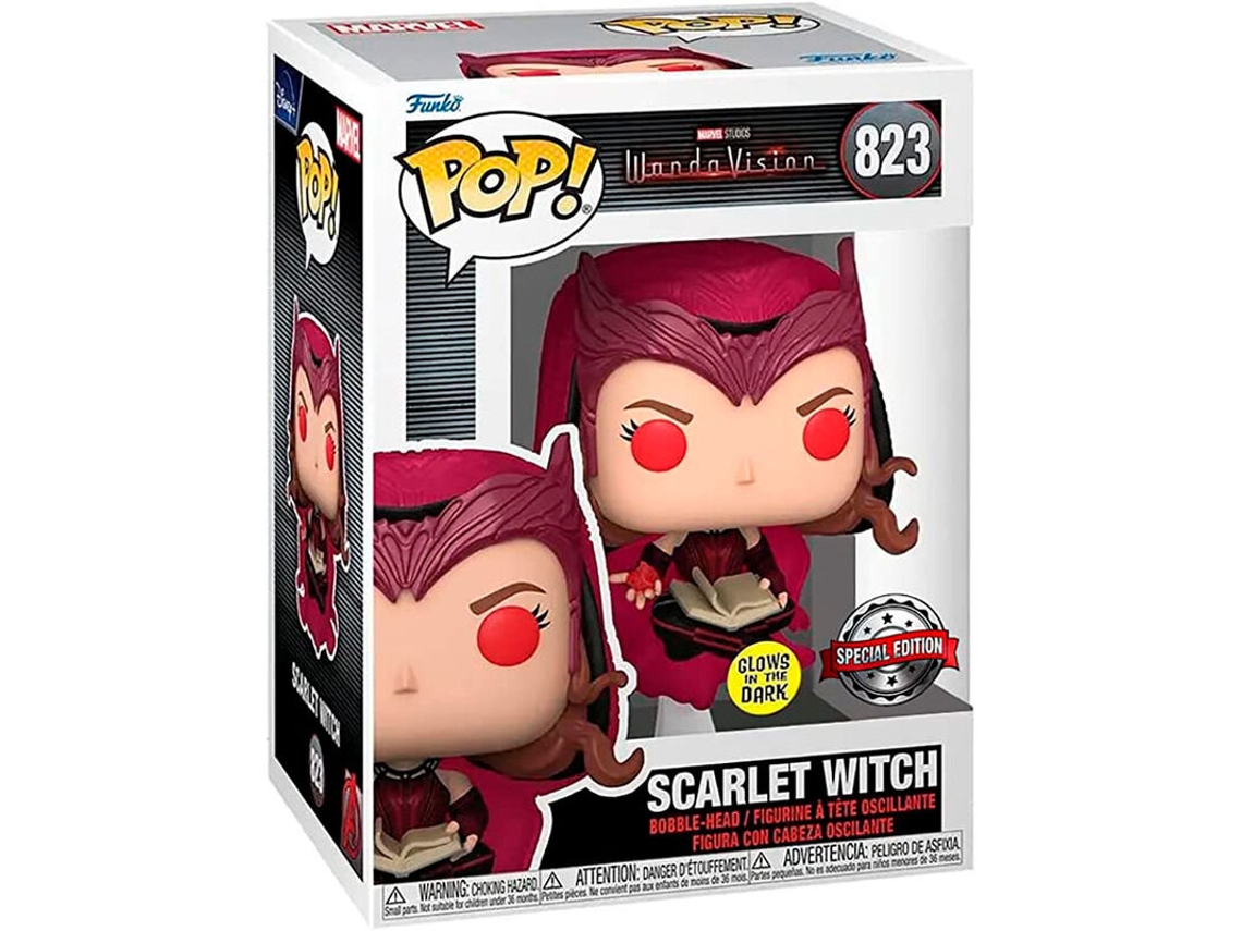 Figura Pop Marvel Wanda Vision Scarlet Witch Exclusiva B.active