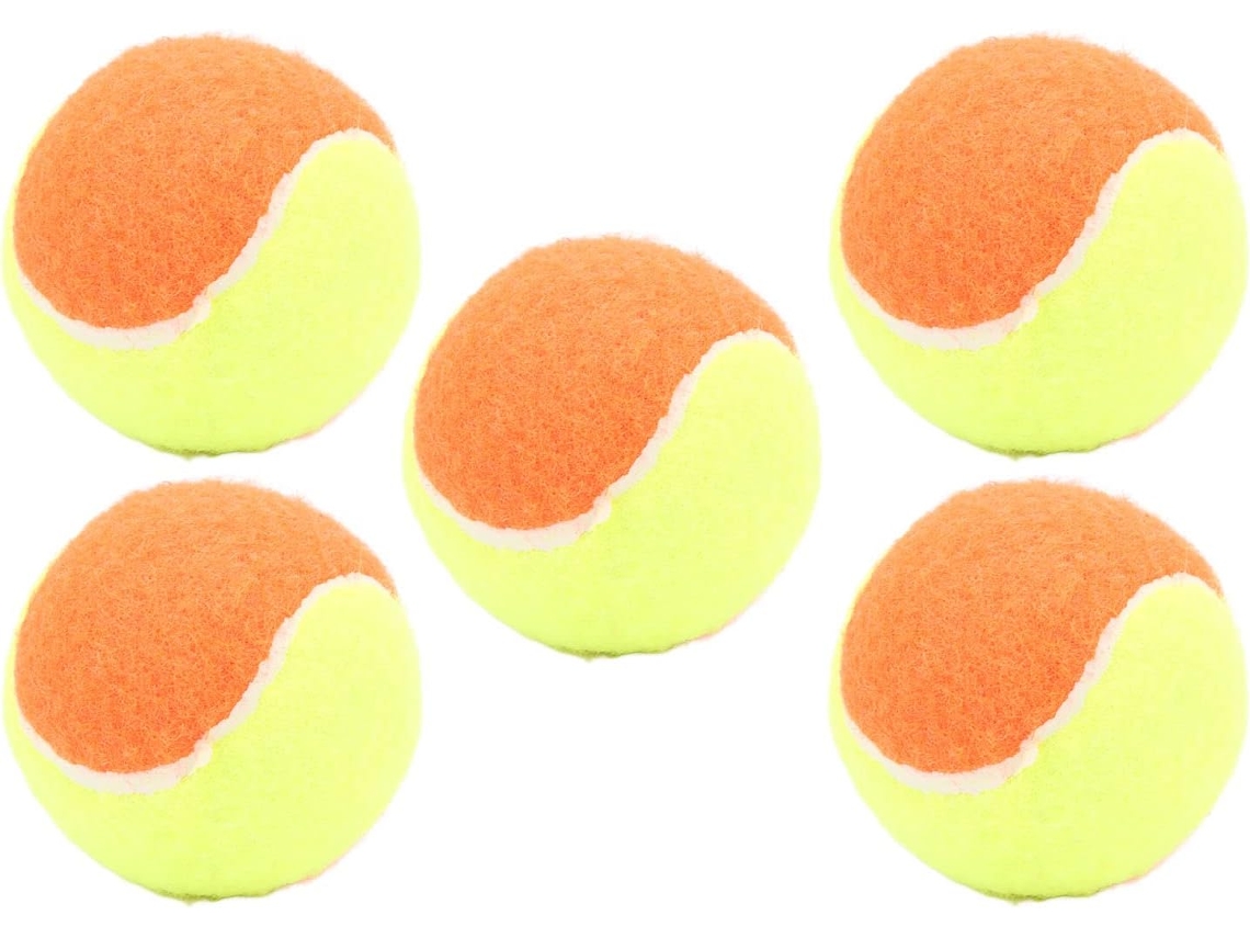 Pelotas de tenis elásticas de goma, 6 cm de diámetro, lote de 5, rellenas a presión para SFUSHOS