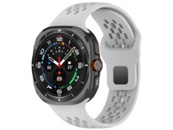 Correa para Samsung Galaxy Watch Ultra 47 mm Gertiz de silicona transpirable (gris)