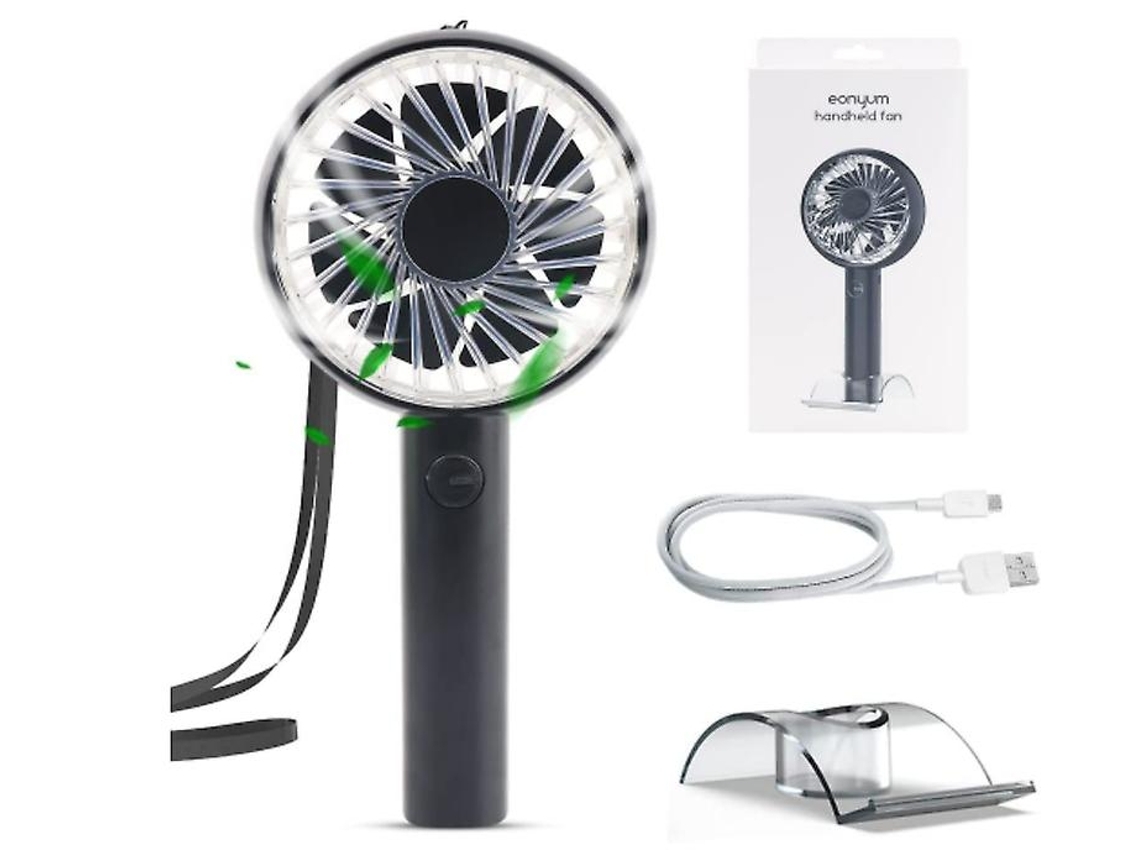 Ventilador portátil con batería recargable por USB de 2000 mAh y dirección del viento ajustable, ventilador de mesa de escritorio Gusshious Fan