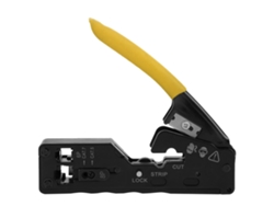 Herramienta Multifuncional Para Crimpar Cables De Red Cat-5, Cat-6 Y Cat-7 - Amarilla