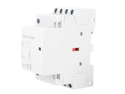 Contactor de CA residencial modular de carril DIN, 4 polos, 4 vías, 25 A, 230/240 V, 50/60 Hz