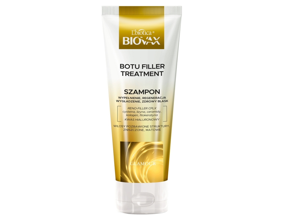 Biovax Glamour Botu Filler Champú Alisador Y Voluminizador, 200 Ml