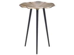 Mesa de centro BELIANI Pudur de Aluminio Dorado 37x37x49
